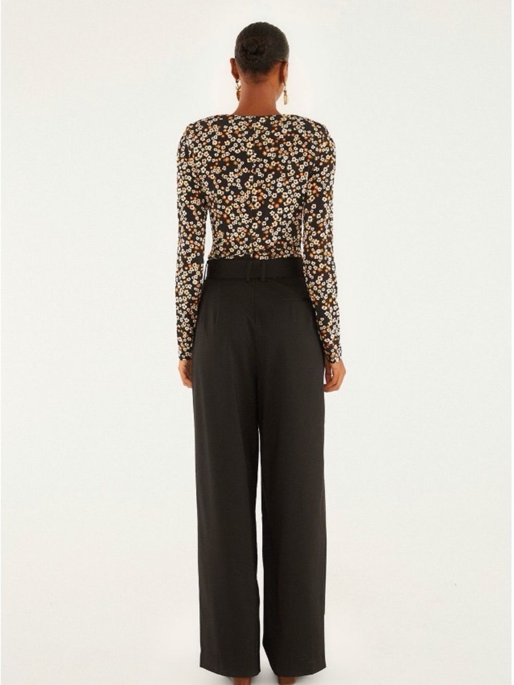 Farm Rio: Black Maxi Pants - Picture 2 of 11